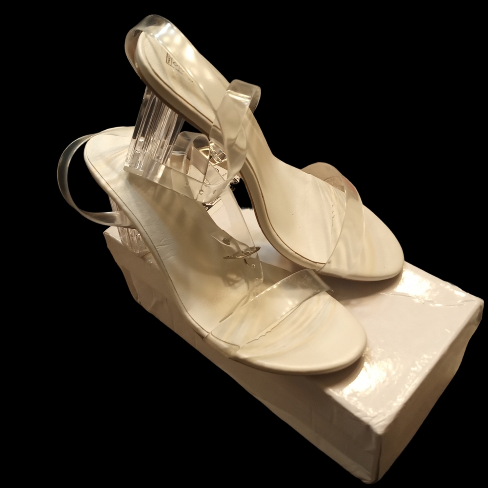Clear heels